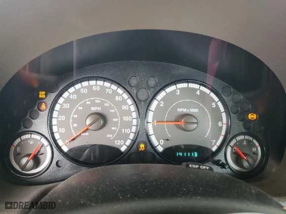 2007 Jeep Liberty Sport with VIN 1J4GK48K17W516682, listed as a Copart auction lot 85745854 with 141,113 mi miles and Salvage Title. Bid and sale history available at carsss.com. Image 9.