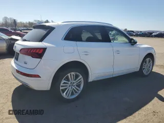 2018 Audi Q5 Premium Plus with VIN WA1BNAFY4J2016716, listed as a Copart auction lot 50976045 with 90,147 mi miles and Salvage Title. Bid and sale history available at carsss.com. Image 3.