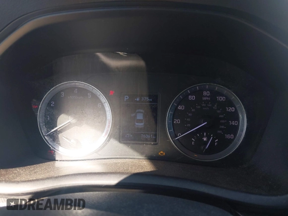 2019 Hyundai Sonata SE with VIN 5NPE24AF5KH818646, listed as a IAAI auction lot 41739823 with 76,361 mi miles and . Bid and sale history available at carsss.com. Image 7.