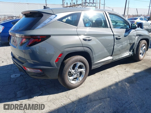 2024 Hyundai Tucson SE with VIN 5NMJA3DE6RH432131, listed as a IAAI auction lot 41867325 with 463 mi miles and . Bid and sale history available at DreamBid. Image 4.