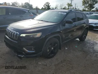 2019 Jeep Cherokee Limited with VIN 1C4PJLDN5KD135764, listed as a Copart auction lot 73637184 with 56,718 mi miles and Salvage Title. Bid and sale history available at DreamBid. Image 1.