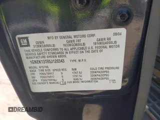 2005 Chevrolet Tahoe LS z VIN 1GNEK13T85J120343, wystawiony jako IAAI lot #42059003 z przebiegiem 244 834 mil mil oraz . Historia ofert i sprzedaży dostępna na DreamBid. Obrazek 9.