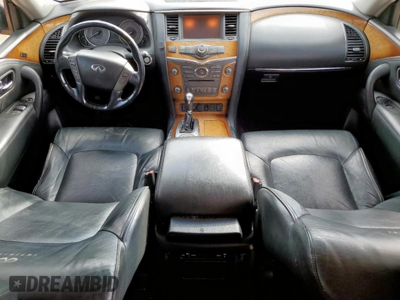 2013 Infiniti QX56 with VIN JN8AZ2NF3D9551080, listed as a Copart auction lot 60974625 with 171,275 mi miles and Clean title. Bid and sale history available at DreamBid. Image 8.