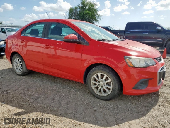 2017 Chevrolet Sonic LT with VIN 1G1JD5SH2H4117715, listed as a Copart auction lot 61472535 with 143,955 mi miles and Salvage title. Bid and sale history available at DreamBid. Image 4.