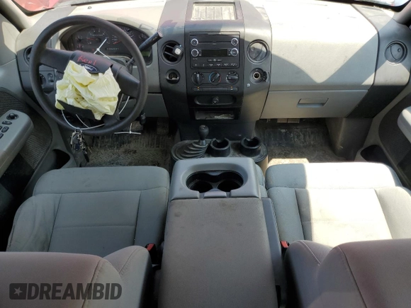 2008 Ford F-150 STX with VIN 1FTRX14W88FC05405, listed as a Copart auction lot 59258595 with 105,434 mi miles and Clean title. Bid and sale history available at DreamBid. Image 8.
