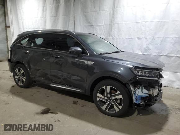 2023 Kia Sorento Hybrid EX with VIN KNDRHDLG8P5174024, listed as a Copart auction lot 83092544 with 20,636 mi miles and Clean Title. Bid and sale history available at carsss.com. Image 4.