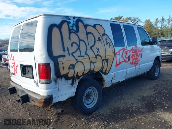 2008 Ford Econoline Cargo Commercial with VIN 1FTNE24W28DB01966, listed as a IAAI auction lot 41466557 with Not Provided miles and . Bid and sale history available at carsss.com. Image 4.