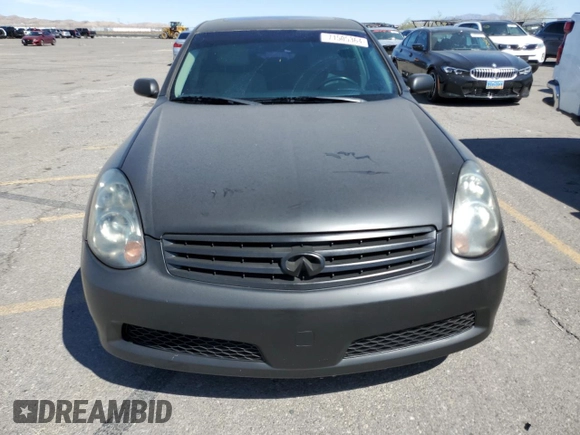 2006 Infiniti G35 with VIN JNKCV51E36M500160, listed as a Copart auction lot 71505364 with 236,731 mi miles and Salvage Title. Bid and sale history available at DreamBid. Image 5.