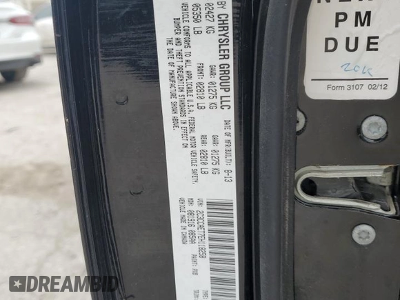 2014 Chrysler 300 with VIN 2C3CCAET7EH118258, listed as a Copart auction lot 80204964 with 120,621 mi miles and Salvage Title. Bid and sale history available at carsss.com. Image 12.