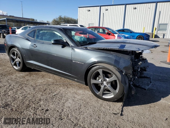 2013 Chevrolet Camaro LT with VIN 2G1FC1E35D9139345, listed as a Copart auction lot 45217035 with 112,520 mi miles and Salvage Title. Bid and sale history available at carsss.com. Image 4.