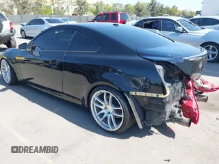 2008 Infiniti G37 Coupe Journey with VIN JNKCV64E38M104430, listed as a IAAI auction lot 42140403 with 134,834 mi miles. Bid and sale history available at carsss.com. Image 3.