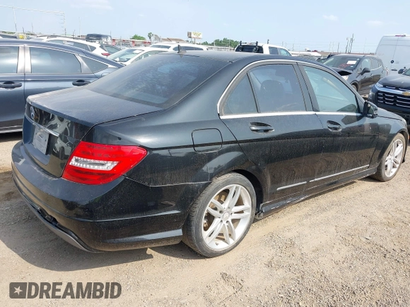 2013 Mercedes-Benz C-Class C 250 Sport with VIN WDDGF4HB8DR296080, listed as a IAAI auction lot 42118476 with 1 mi miles. Bid and sale history available at carsss.com. Image 4.