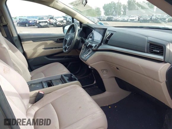2020 Honda Odyssey EX z VIN 5FNRL6H50LB005092, wystawiony jako IAAI lot #42511025 z przebiegiem 96 185 mil mil oraz . Historia ofert i sprzedaży dostępna na DreamBid. Obrazek 5.