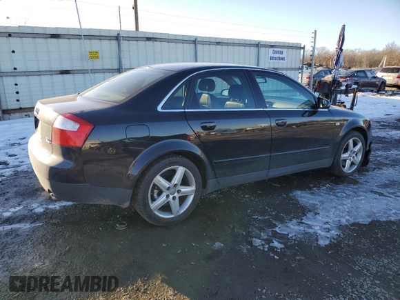 2003 Audi A4 3.0L with VIN WAULT68EX3A338850, listed as a Copart auction lot 42708585 with 54,420 mi miles and Salvage Title. Bid and sale history available at carsss.com. Image 3.