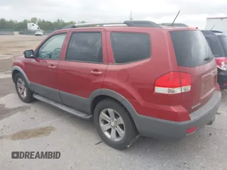 2009 Kia Borrego EX with VIN KNDJH741395010983, listed as a IAAI auction lot 41981799 with 152,278 mi miles. Bid and sale history available at carsss.com. Image 3.