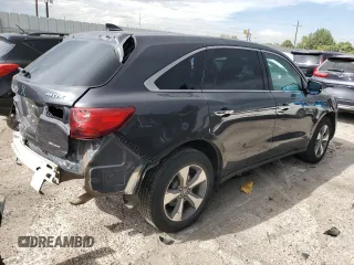 2014 Acura MDX with VIN 5FRYD4H27EB047134, listed as a Copart auction lot 71303134 with 170,412 mi miles and Salvage Title. Bid and sale history available at carsss.com. Image 3.