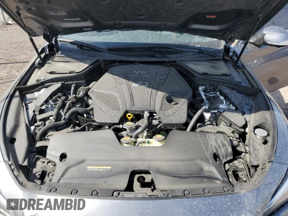 2022 Infiniti Q50 Luxe z VIN JN1EV7BRXNM342229, wystawiony jako Copart lot #53464005 z przebiegiem 14 194 mil mil oraz Szkoda całkowita • Salvage title. Historia ofert i sprzedaży dostępna na DreamBid. Obrazek 11.