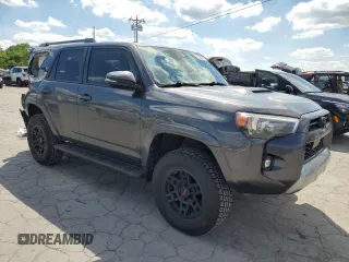 2021 Toyota 4Runner TRD Off Road Premium with VIN JTERU5JR4M5843435, listed as a Copart auction lot 56068635 with 79,307 mi miles and Salvage title. Bid and sale history available at DreamBid. Image 4.