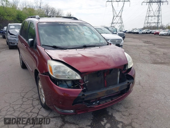 2005 Toyota Sienna XLE with VIN 5TDBA22C25S047298, listed as a IAAI auction lot 42039417 with 185,105 mi miles. Bid and sale history available at carsss.com. Image 6.