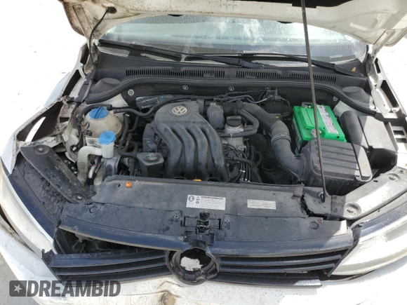 2012 Volkswagen Jetta Sedan S w/Sunroof with VIN 3VW2K7AJ1CM418472, listed as a Copart auction lot 51018785 with 91,782 mi miles and Salvage Title. Bid and sale history available at carsss.com. Image 11.
