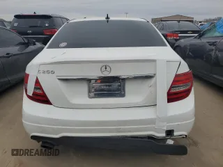 2014 Mercedes-Benz C with VIN WDDGF4HB2EA935084, listed as a Copart auction lot 44710705 with 129,016 mi miles and Salvage Title. Bid and sale history available at carsss.com. Image 6.