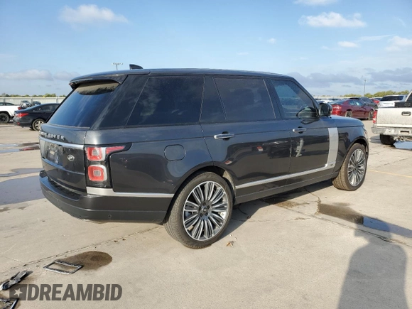 2020 Land Rover Range Rover Autobiography with VIN SALGV5SE1LA593476, listed as a Copart auction lot 70404914 with 18,533 mi miles and Salvage title. Bid and sale history available at DreamBid. Image 3.