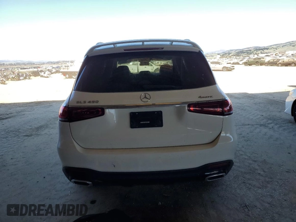 2023 Mercedes-Benz GLS 450 with VIN 4JGFF5KE7PA954520, listed as a Copart auction lot 47780935 with 22,752 mi miles and Salvage Title. Bid and sale history available at DreamBid. Image 6.