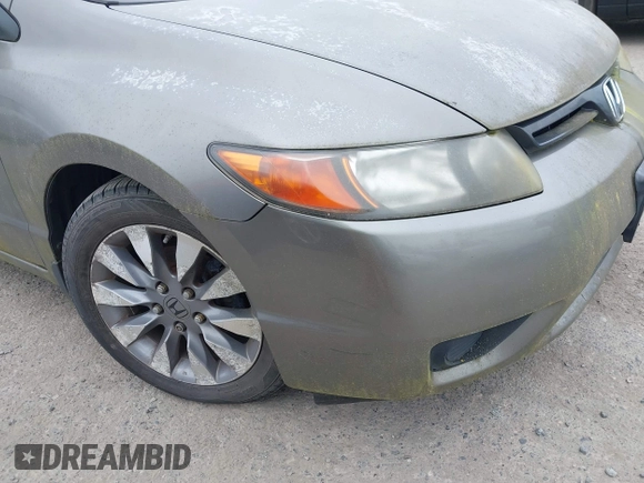 2007 Honda Civic Cpe EX with VIN 2HGFG12817H516082, listed as a IAAI auction lot 42142797 with 170,442 mi miles. Bid and sale history available at carsss.com. Image 6.