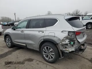 2020 Hyundai Santa Fe Limited with VIN 5NMS5CADXLH187314, listed as a Copart auction lot 87905395 with 35,904 mi miles and Salvage Title. Bid and sale history available at DreamBid. Image 2.