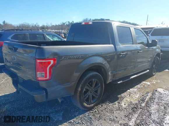 2016 Ford F-150 XL with VIN 1FTEW1CP7GFD11502, listed as a IAAI auction lot 41308646 with 133,998 mi miles and . Bid and sale history available at carsss.com. Image 4.