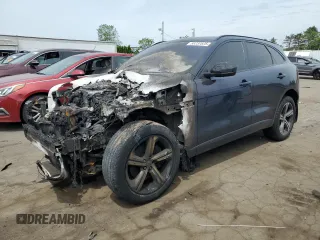 2017 Jaguar F-Pace 35t R-Sport with VIN SADCL2BV4HA881756, listed as a Copart auction lot 58237825 with Not provided miles and Salvage title. Bid and sale history available at DreamBid. Image 1.