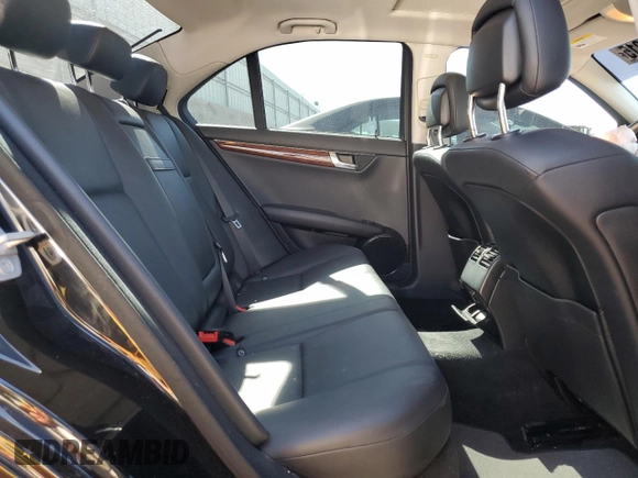 2011 Mercedes-Benz C with VIN WDDGF5EB3BA526033, listed as a Copart auction lot 46273215 with Not Provided miles and Salvage Title. Bid and sale history available at carsss.com. Image 10.