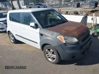 2010 Kia Soul + with VIN KNDJT2A29A7161270, listed as a IAAI auction lot 41848271 with 210,174 mi miles and . Bid and sale history available at DreamBid. Image 1.