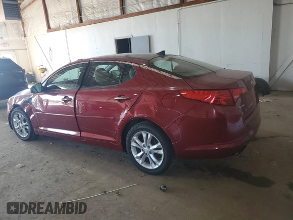 2012 Kia Optima EX with VIN 5XXGN4A77CG053039, listed as a Copart auction lot 48676705 with 114,501 mi miles and Salvage Title. Bid and sale history available at DreamBid. Image 2.