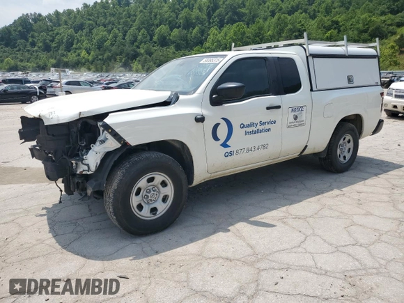 2024 Nissan Frontier S z VIN 1N6ED1CL0RN656752, wystawiony jako Copart lot #58395375 z przebiegiem 22 937 mil mil oraz Szkoda całkowita • Salvage title. Historia ofert i sprzedaży dostępna na DreamBid. Obrazek 1.