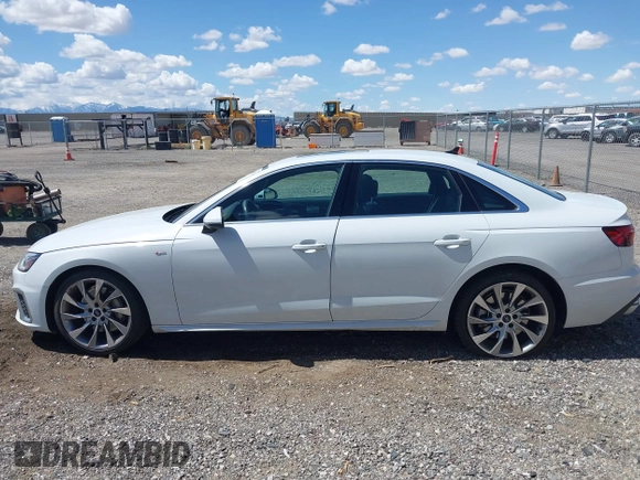 2021 Audi A4 S line Premium Plus with VIN WAUEAAF44MN005744, listed as a IAAI auction lot 41959164 with 29,127 mi miles and . Bid and sale history available at DreamBid. Image 14.
