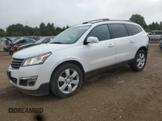 2016 Chevrolet Traverse LT with VIN 1GNKRGKD7GJ336103, listed as a Copart auction lot 62030835 with 84,093 mi miles and Salvage title. Bid and sale history available at DreamBid. Image 1.