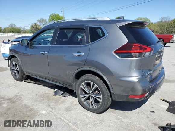 2019 Nissan Rogue SV with VIN JN8AT2MV2KW395087, listed as a Copart auction lot 53240965 with 97,237 mi miles and Salvage Title. Bid and sale history available at carsss.com. Image 2.