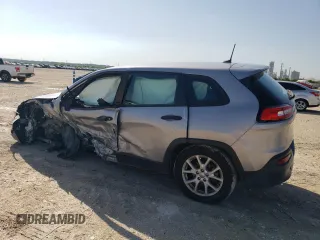 2017 Jeep Cherokee Sport z VIN 1C4PJLABXHD216407, wystawiony jako Copart lot #55977815 z przebiegiem Nie podano mil oraz Szkoda całkowita • Salvage title. Historia ofert i sprzedaży dostępna na DreamBid. Obrazek 2.