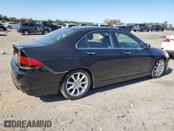 2006 Acura TSX Navi with VIN JH4CL95956C024784, listed as a Copart auction lot 76400464 with 185,064 mi miles and Clean title. Bid and sale history available at DreamBid. Image 3.