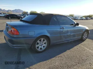 2001 BMW 3 Series 325Ci with VIN WBABS33411JY51140, listed as a Copart auction lot 77901914 with 0 mi miles and Salvage Title. Bid and sale history available at carsss.com. Image 3.