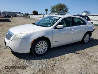 2010 Mercury Milan Hybrid with VIN 3MEDM0L30AR600674, listed as a Copart auction lot 49907945 with 125,556 mi miles and Salvage Title. Bid and sale history available at carsss.com. Image 1.