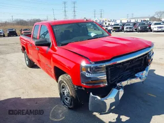 2018 Chevrolet Silverado 1500 Work Truck with VIN 1GCRCNEH8JZ242655, listed as a IAAI auction lot 41783027 with 142,415 mi miles. Bid and sale history available at carsss.com. Image 1.