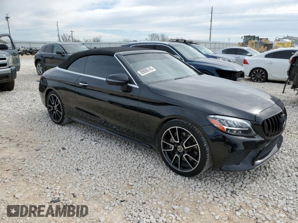 2022 Mercedes-Benz C 300 with VIN W1KWK8DB4NG115638, listed as a Copart auction lot 89098145 with 21,688 mi miles and Clean Title. Bid and sale history available at DreamBid. Image 4.