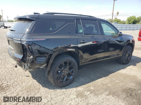 2025 Chevrolet Traverse with VIN 1GNERLRS1SJ218342, listed as a Copart auction lot 60824205 with 452 mi miles and Salvage title. Bid and sale history available at DreamBid. Image 3.