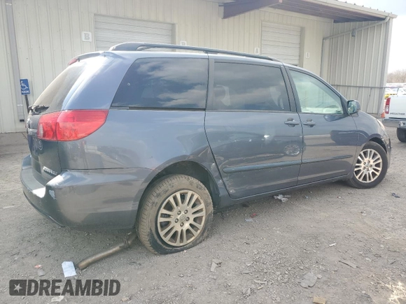 2007 Toyota Sienna XLE with VIN 5TDZK22C87S087996, listed as a Copart auction lot 50614905 with 0 mi miles and Salvage Title. Bid and sale history available at carsss.com. Image 3.