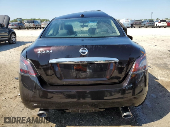 2014 Nissan Maxima SV with VIN 1N4AA5AP3EC471047, listed as a Copart auction lot 53135485 with 82,808 mi miles and Non repairable. Bid and sale history available at DreamBid. Image 6.