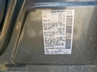 2015 Nissan Pathfinder SL with VIN 5N1AR2MN0FC630745, listed as a Copart auction lot 58517015 with 178,291 mi miles and Salvage title. Bid and sale history available at DreamBid. Image 14.