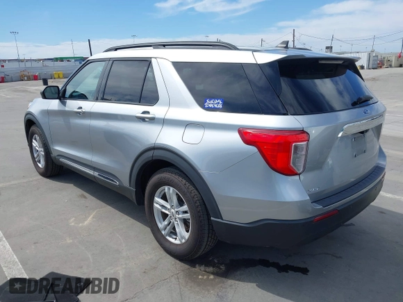 2023 Ford Explorer XLT with VIN 1FMSK7DH6PGA37708, listed as a IAAI auction lot 41996536 with 59,064 mi miles. Bid and sale history available at carsss.com. Image 3.