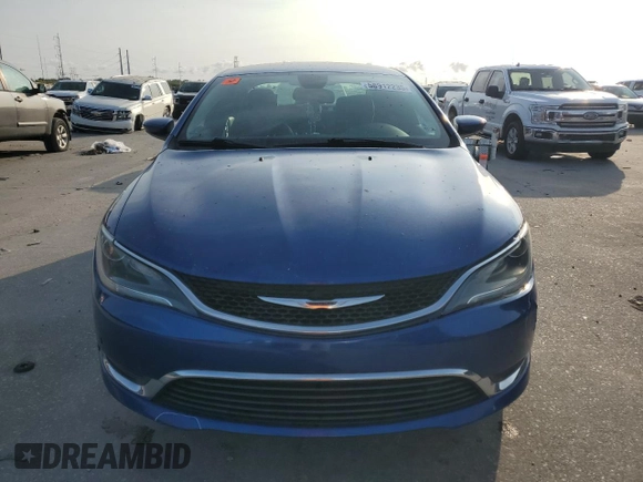 2015 Chrysler 200 Limited with VIN 1C3CCCAB1FN697104, listed as a Copart auction lot 58912235 with Not provided miles and Salvage title. Bid and sale history available at DreamBid. Image 5.